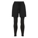 050. CORE 2-IN-1 SHORTS - BLACK / BLACK